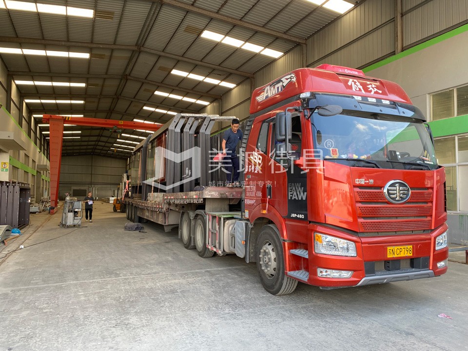 2022.9.30美城街具供應咸陽第三車候車亭發貨記錄 2022.9.30美城街具供應咸陽第三車候車亭發貨記錄