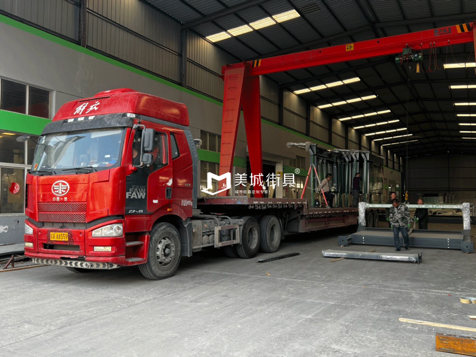 2022.11.8美城街具供應南京公交候車亭發貨記錄 2022.11.8美城街具供應南京公交候車亭發貨記錄